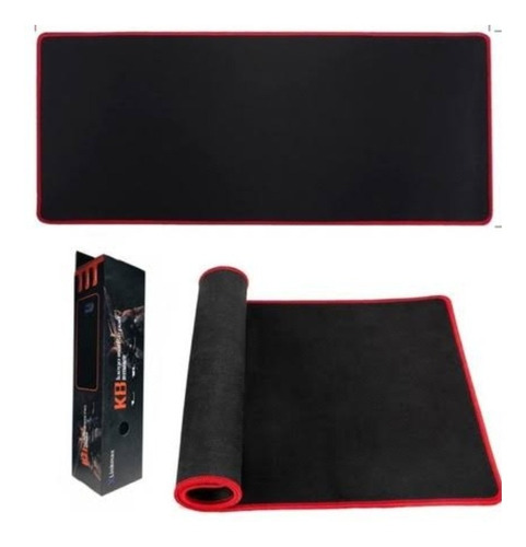 Mousepad Para Teclado Mouse Y Escritorio Nuevo Color Negro 