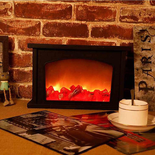 Linterna De Chimenea Led De Simulación Que Simula El Efecto