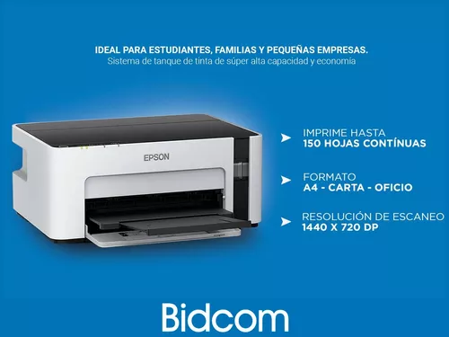 Impresora Epson De Alta Capacidad Monocromática - EcoTank - M1120