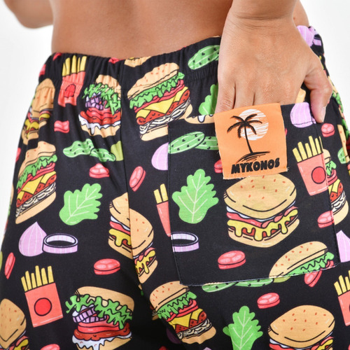 Pantalón Largo Hamburguesa - Store Mykonos