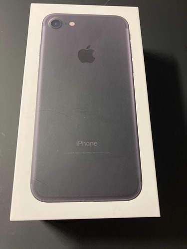 Caja iPhone 7 Negro Vacia