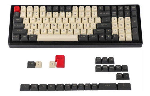 125 Teclas Ansi Iso Keyset Oem Profile Thick Pbt Keycap...