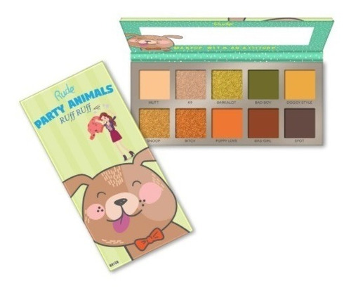 Rude Paleta De Sombras Party Animals Ruff Ruff #88138