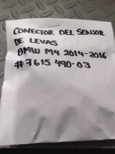 Conector De Sensor De Levas Bmw M4 14-16 #7615490-03 Origina (Usado)