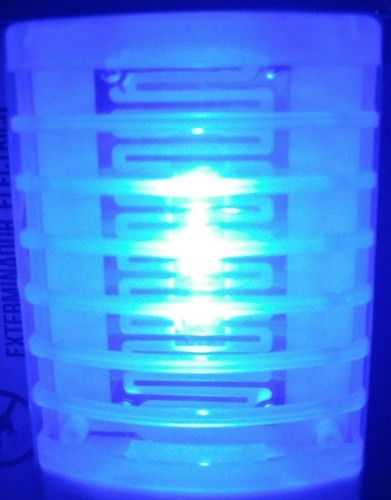 Led  Azul Luminaria Mini Insectronic Mosco Solo Medio Watt