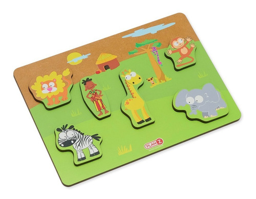 Imagen 3 de 7 de Juego Encastre Madera Volumen Didácticos Infantil Niños