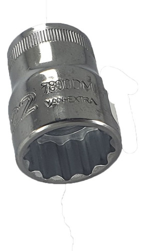 Tubo Enc 1/2 Hexagonal Corto De 24 Mm Cromado Bahco