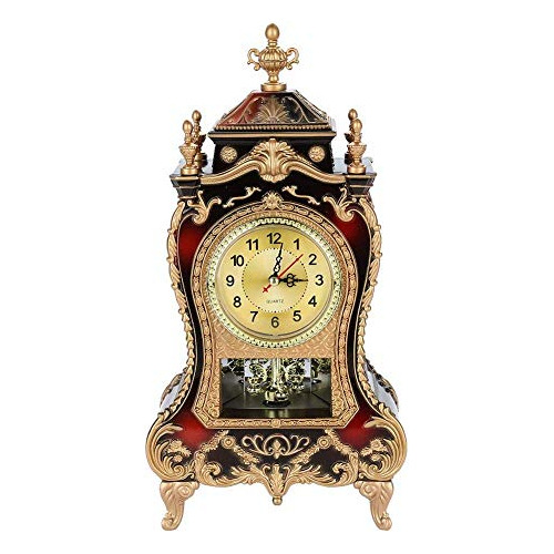 Reloj De Mesa De Plástico De Estilo Vintage Para El Hogar, H