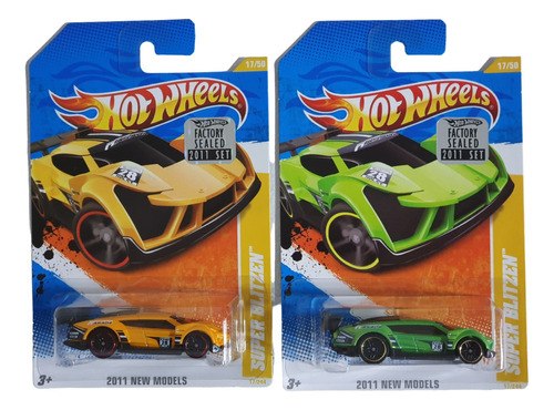 2 Hot Wheels Super Blitzen 2011 17/244 Original Y Variante