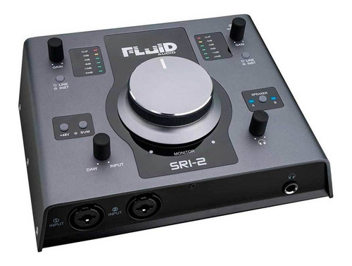 Interface De Áudio Fluid Audio Sri 2 Cor Preto 110v/220v