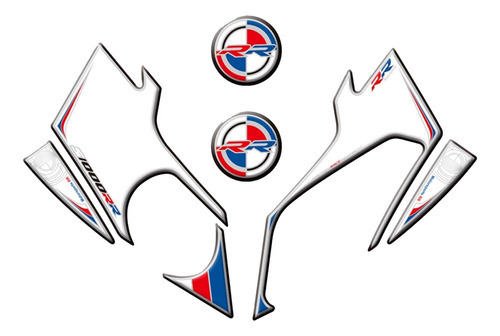 Para Bmw S1000rr Adhesivo Delantero De Moto 2009-2014