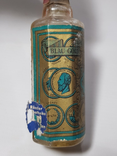 Imagen 7 de 8 de Antiguo Perfume Francés Botella Etiqueta Original Mag 58245