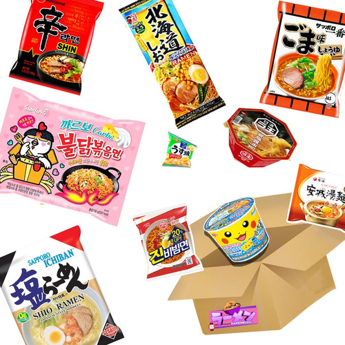  Ramen Box Caja 7 Ramen Instantáneos + 1 Edición Limitada