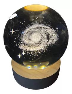 Lampara Esfera 3d Galaxia