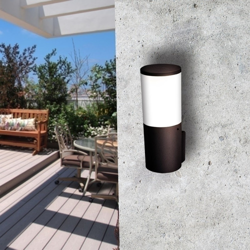 Imagen 2 de 4 de Aplique Exterior Led 12w Color Negro - Fumagalli Fl0642