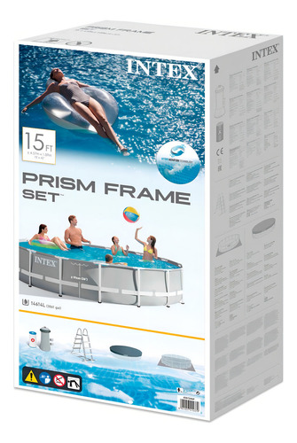 Pileta estructural Intex Prisma Frame 26724 x 0 cm de ancho x 4.57 m de diámetro