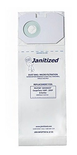 Janitized Jan-nfcptw16  2 (10) Repuesto Premium Comercial A