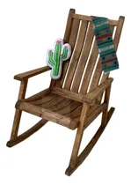 Comprar Silla Mecedora Madera Lactancia Descanso Patio Balcón Cno
