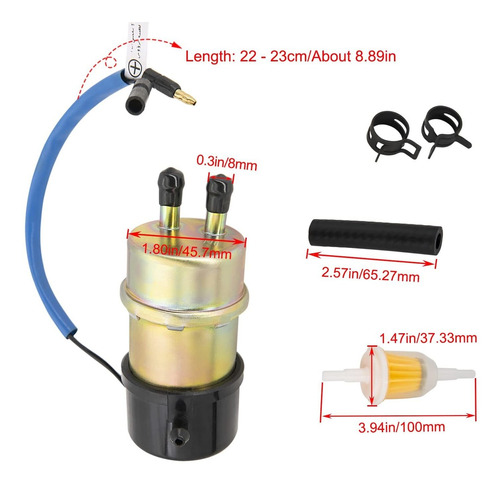 - Bomba Combustible Electrica Para Kawasaki Mule Kaf In