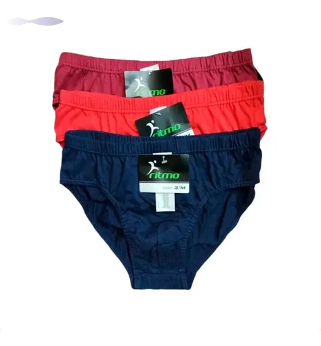 Slip Hombre Calzoncillo Algod n Ritmo Sin Toalla 1161 Packx6