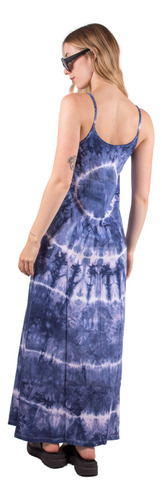 Vestido Mujer De Algodon En Colores Combinados Para Verano