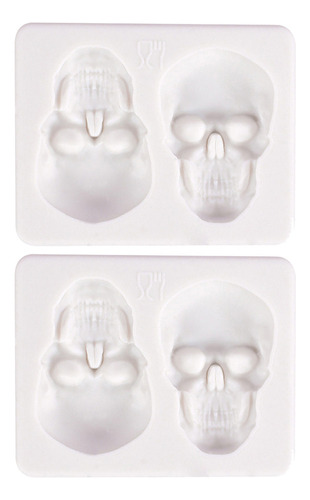 T Baking Kits K1216 Halloween Calavera Molde De Silicona