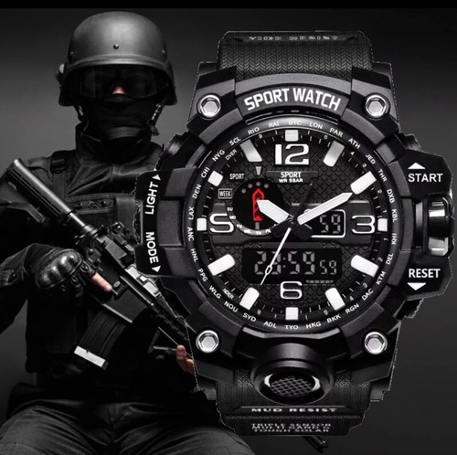 Relógio Masculino Militar Esportivo Digital Sport Whatc 1545