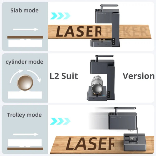 Gravador Laserpecker L2 Suit Laser Portátil 5w+suporte+rolo