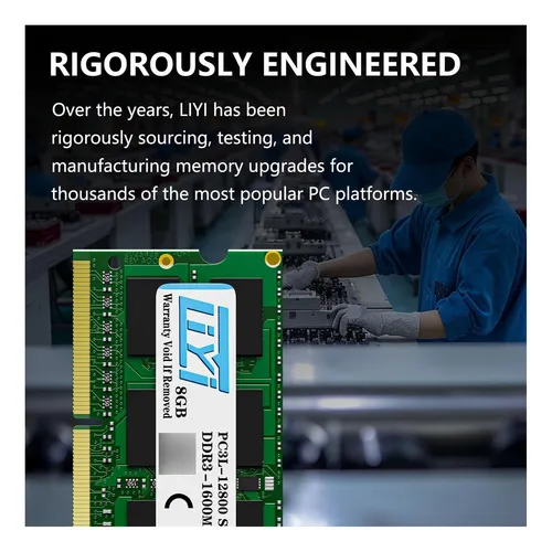 Liyi Ddr3 8gb Kit Módulos Dram (2x4gb) 1066mhz Pcpcs Cl7 204