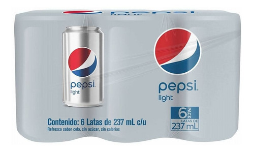 Pepsi · Refresco Light 6 X 237 Ml