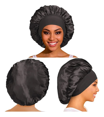 Gorro De Ducha Clásico De Color Liso Para Adulto 3 Pieza