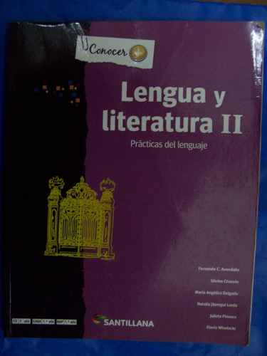 Lengua Y Literatura 2 - Conocer + Santillana 