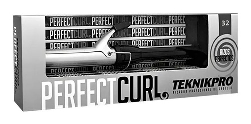 Imagen 4 de 4 de Buclera Profesional Teknikpro Perfect Curl 32 Mm Local