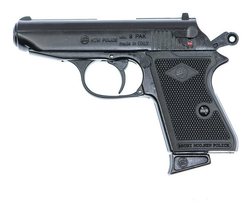 Pistola Fogueo Bruni New Police 9mm Blowback Made In Italy 