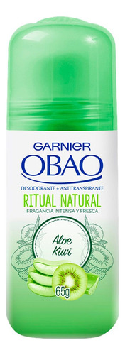 Antitranspirante En Roll On Garnier Obao Ritual Natural Aloe Kiwi 65g