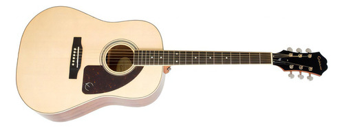 EpiPhone Aj220 S Guitarra Acustica Tapa Solida Cuerdas Acero Orientación De La Mano Derecha Color Natural