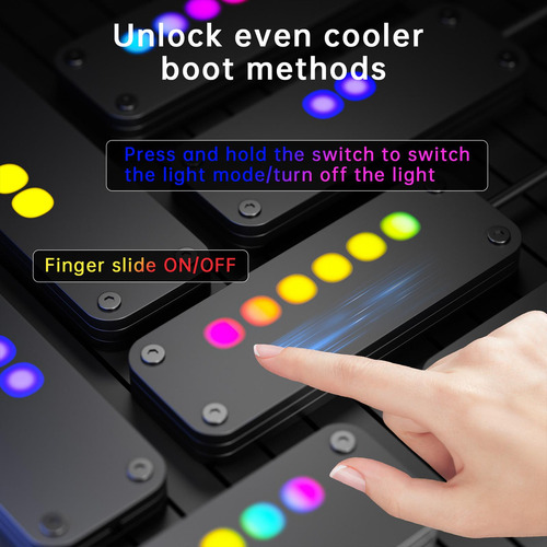 Interruptores Deslizantes Táctiles, Control Led De 2m