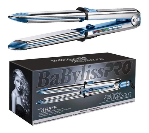 Plancha Babyliss Pro Optima 3000 Nano Titanium 465 °f