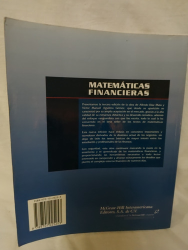 Matemáticas Financieras Mc Graw Hill (Usado)