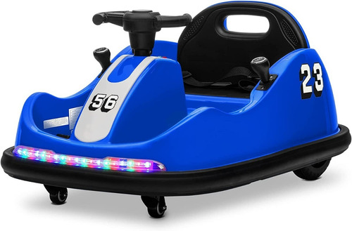Carrito Chocon Para Niños Electrico 12v Color Azulm Kidzone