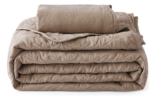 Juego De Edredón Colcha Terciopelo Suave Talla Grande 3pzs