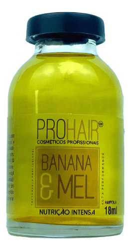 Ampola Mágica 24ml Nutrição Intensa Banana E Mel Prohair