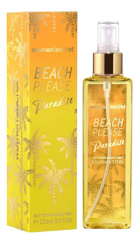 Women's Secret Beach Please Paradise Glitter Body Mist