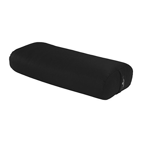 Yoga Hugger Asaltante Estándar Bolster (negro) | Almohada Re