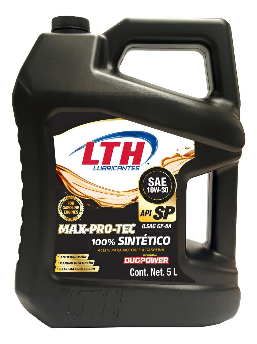 Aceite Lth Motor Sintetico Max Pro Tec 10w30 - 5 Litros