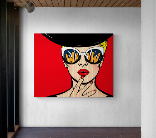 Cuadro En Lienzo Tayrona Store Para Sala Comic 40 75x60cm