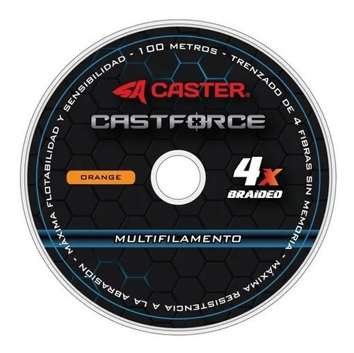 Multifilamento Caster Castforce 4x 0.20mm X 100 Mts