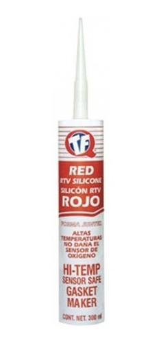 Silicon Alta Temperatura Rojo 300ml Tf 701-b (Usado)