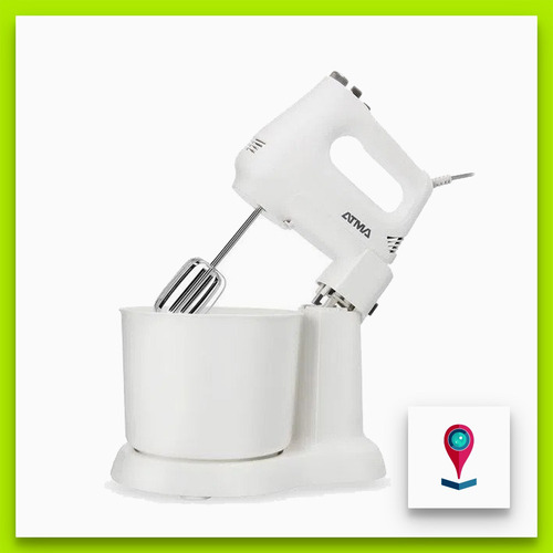 Batidora De Mano Atma Bm8740bap 6 Vel Con Bowl + Turbo