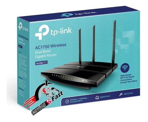 Router Gigabit Dual Banda Archer C7 Ac1750 Entrega Inmediata